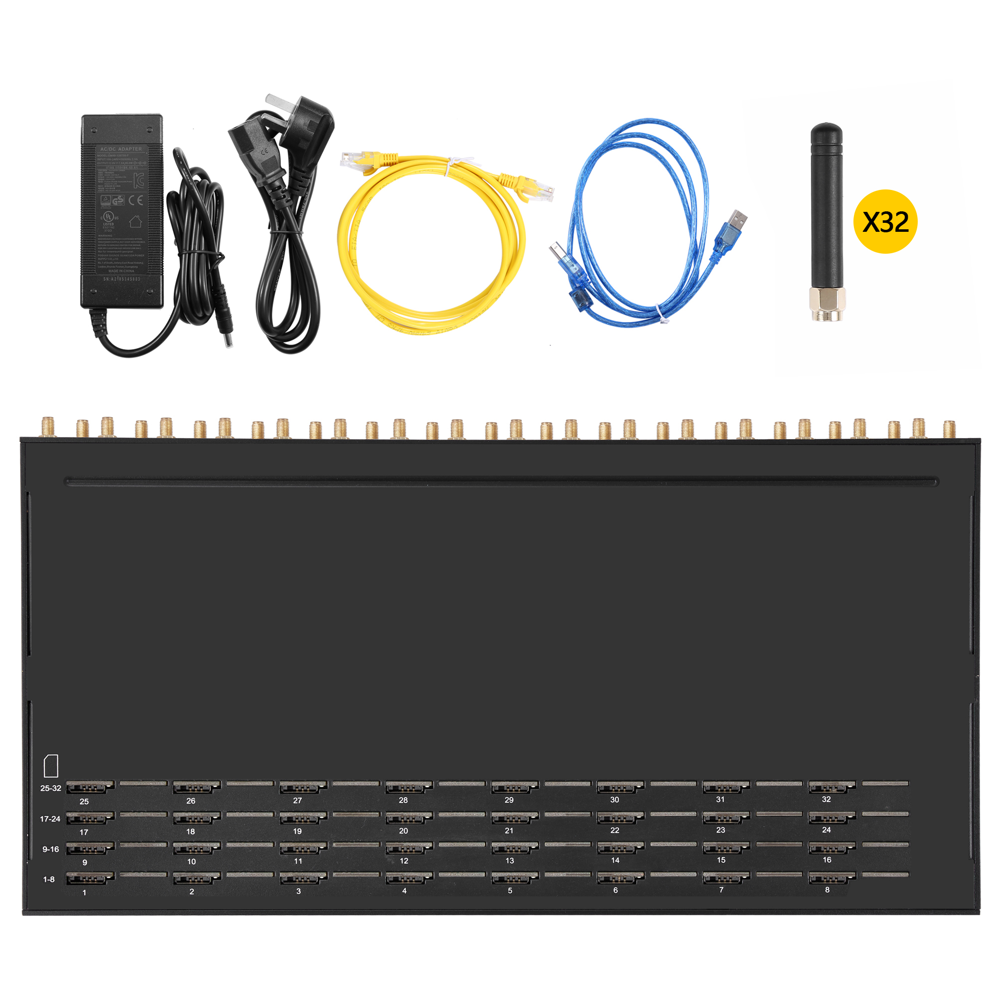 32 Ports VOIP Gateway Cheaper VOIP Gateway  SIP Gateway Products